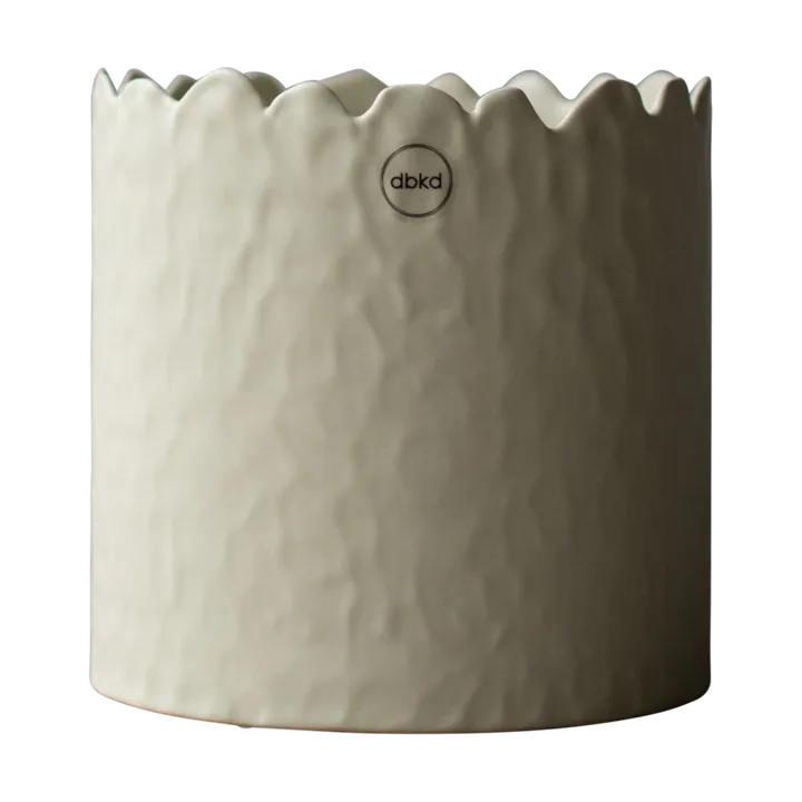 Flowery kruka Ø16 cm - Creme - DBKD