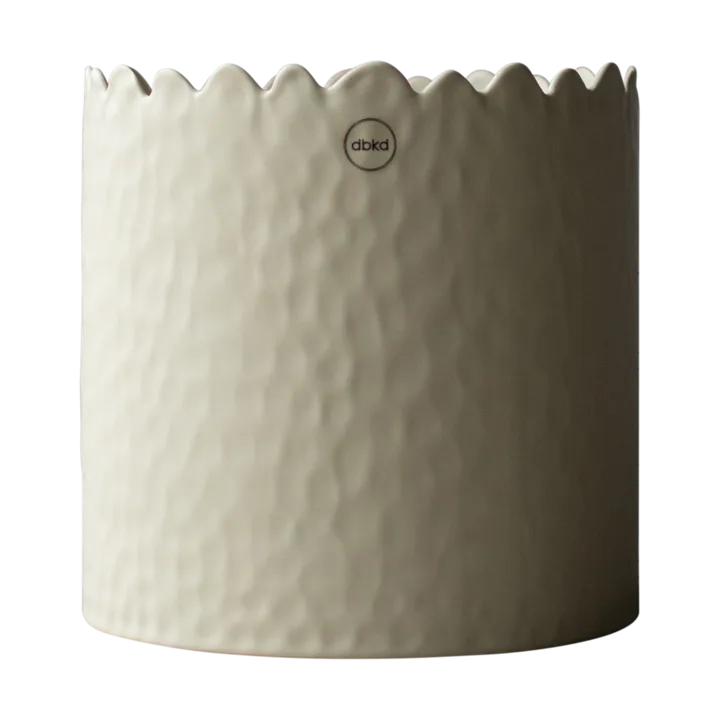 Flowery kruka Ø20 cm - Creme - DBKD