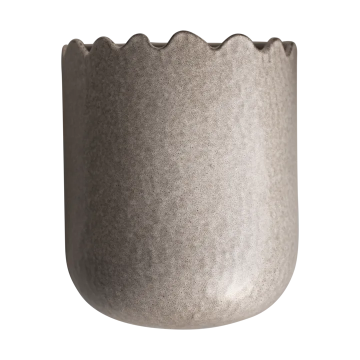 Flowery väggkruka 19 cm - Beige - DBKD