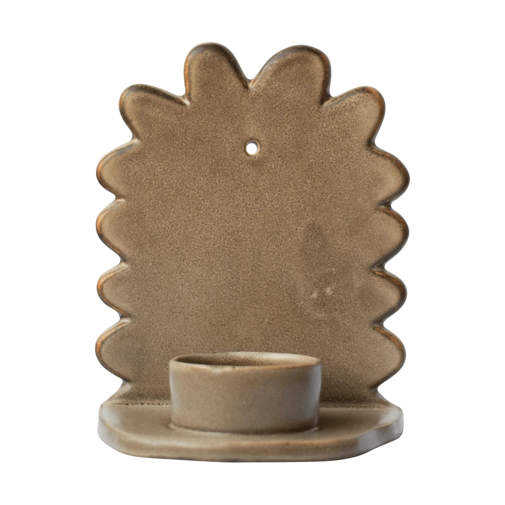 Flowery väggljusstake, Beige DBKD