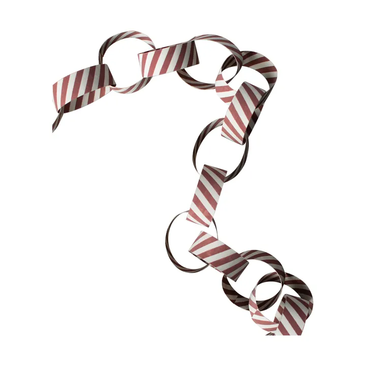 Garland girland randig - Red-white - DBKD