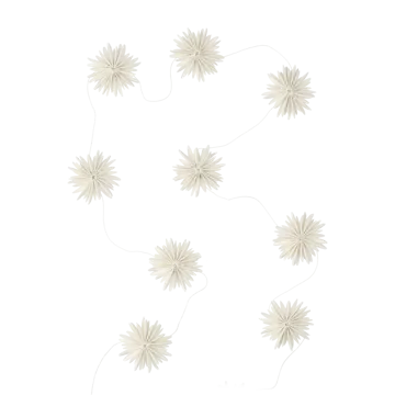 Garland girlang flinga - White - DBKD