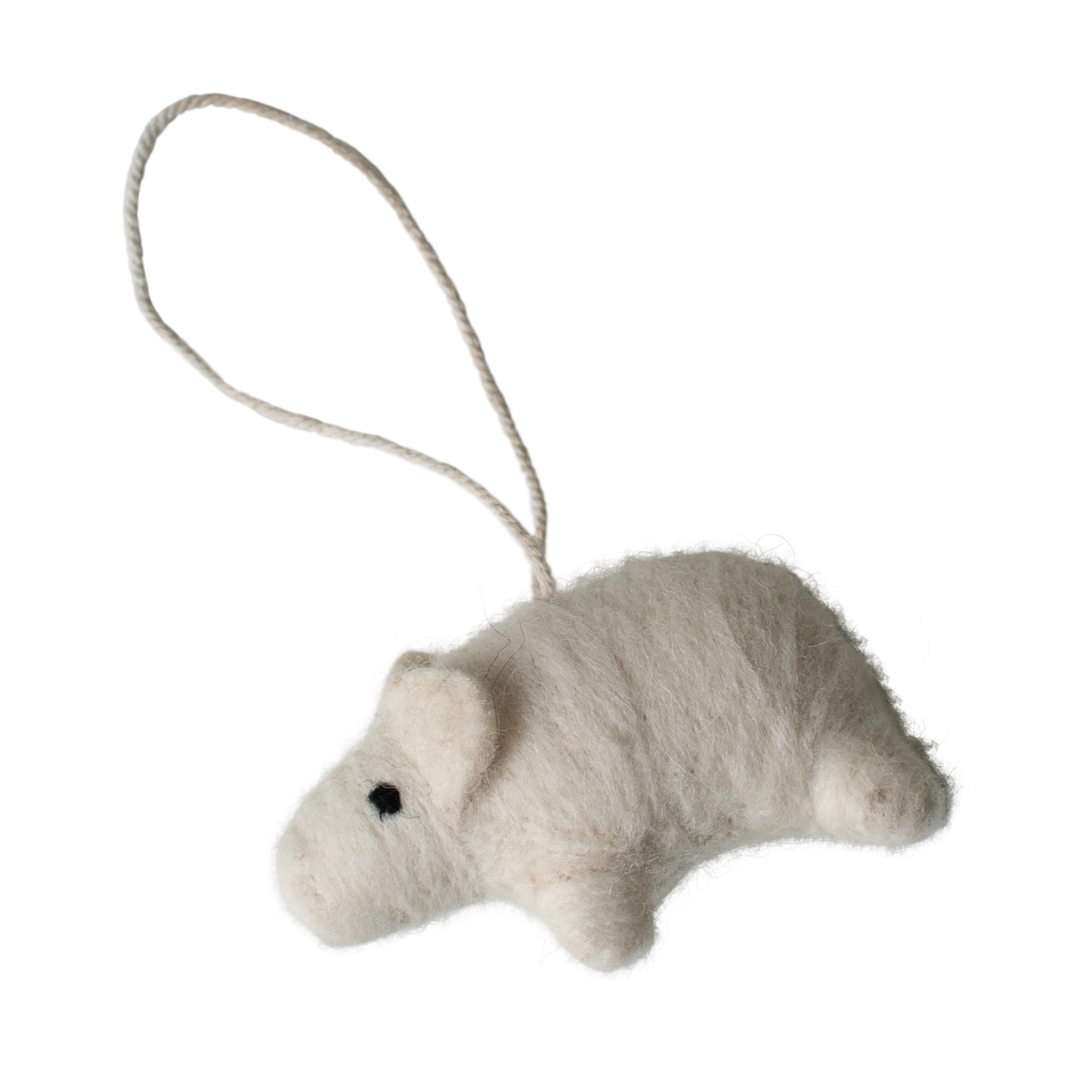 Hanging pig dekorationshänge, White DBKD