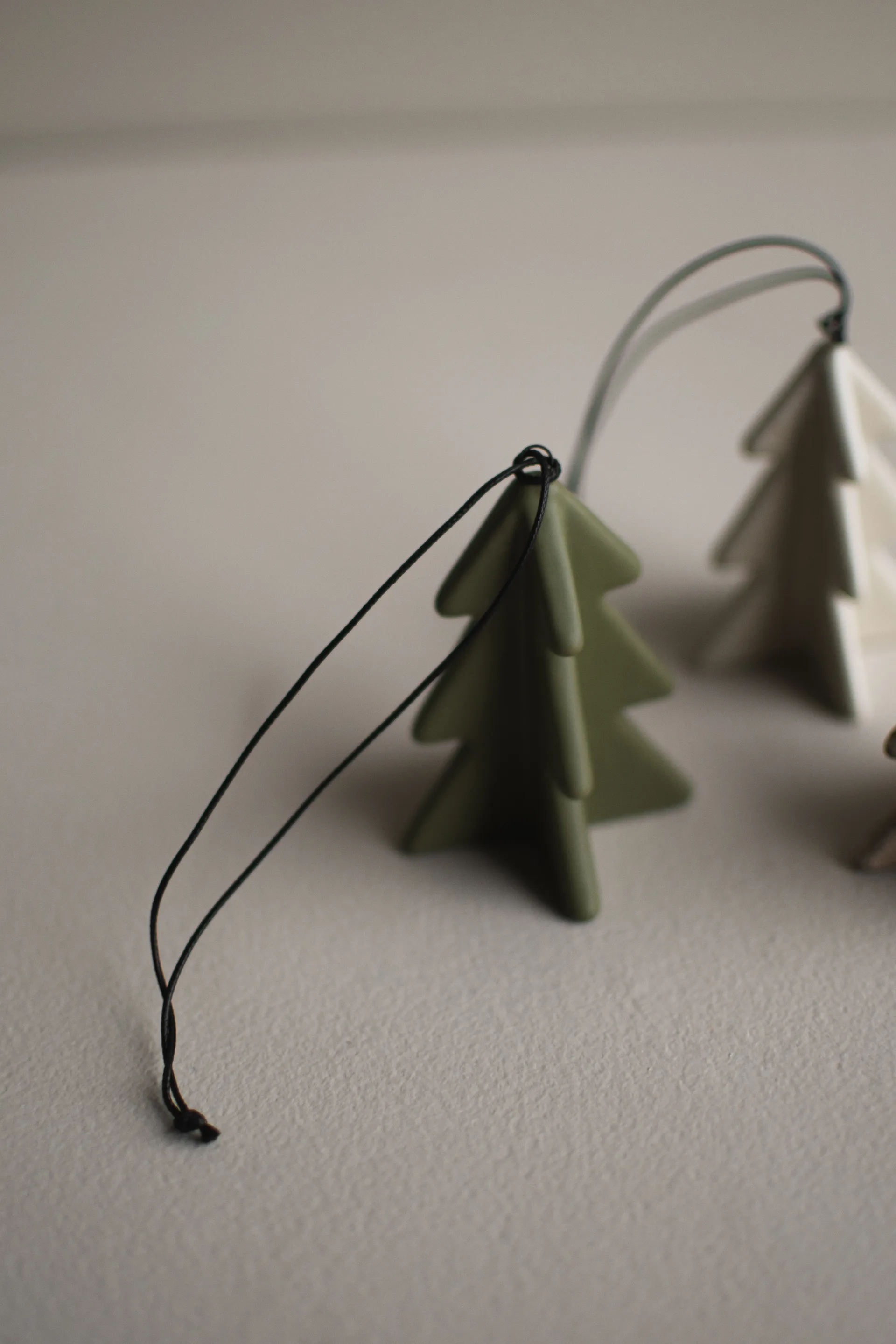Hanging winter tree 7 cm, Green DBKD