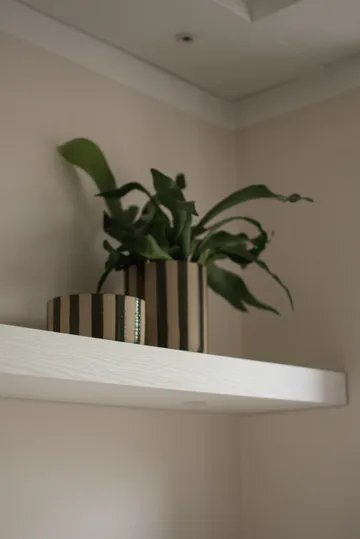 Line dekorationsskål Ø16 cm - Stripe Green - DBKD