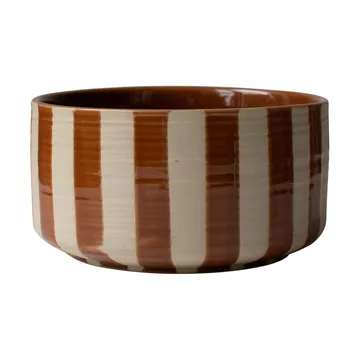 Line dekorationsskål Ø16 cm - Stripe nougat - DBKD