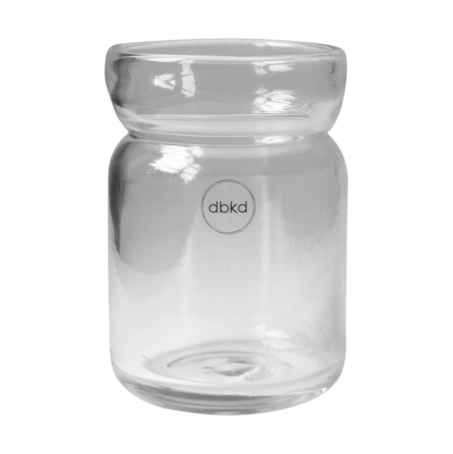 Neck vas, Clear, Ø8x12 cm DBKD