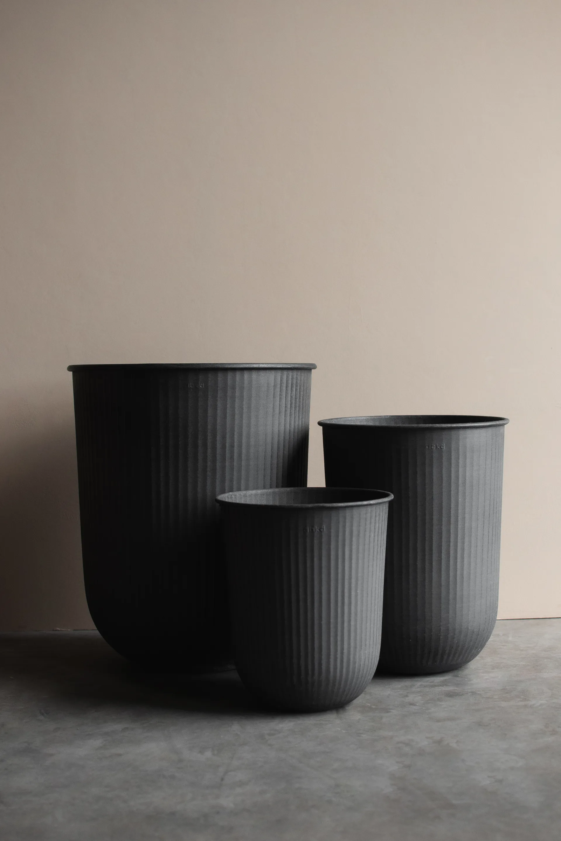 Out stripe kruka 3 delar, Black DBKD