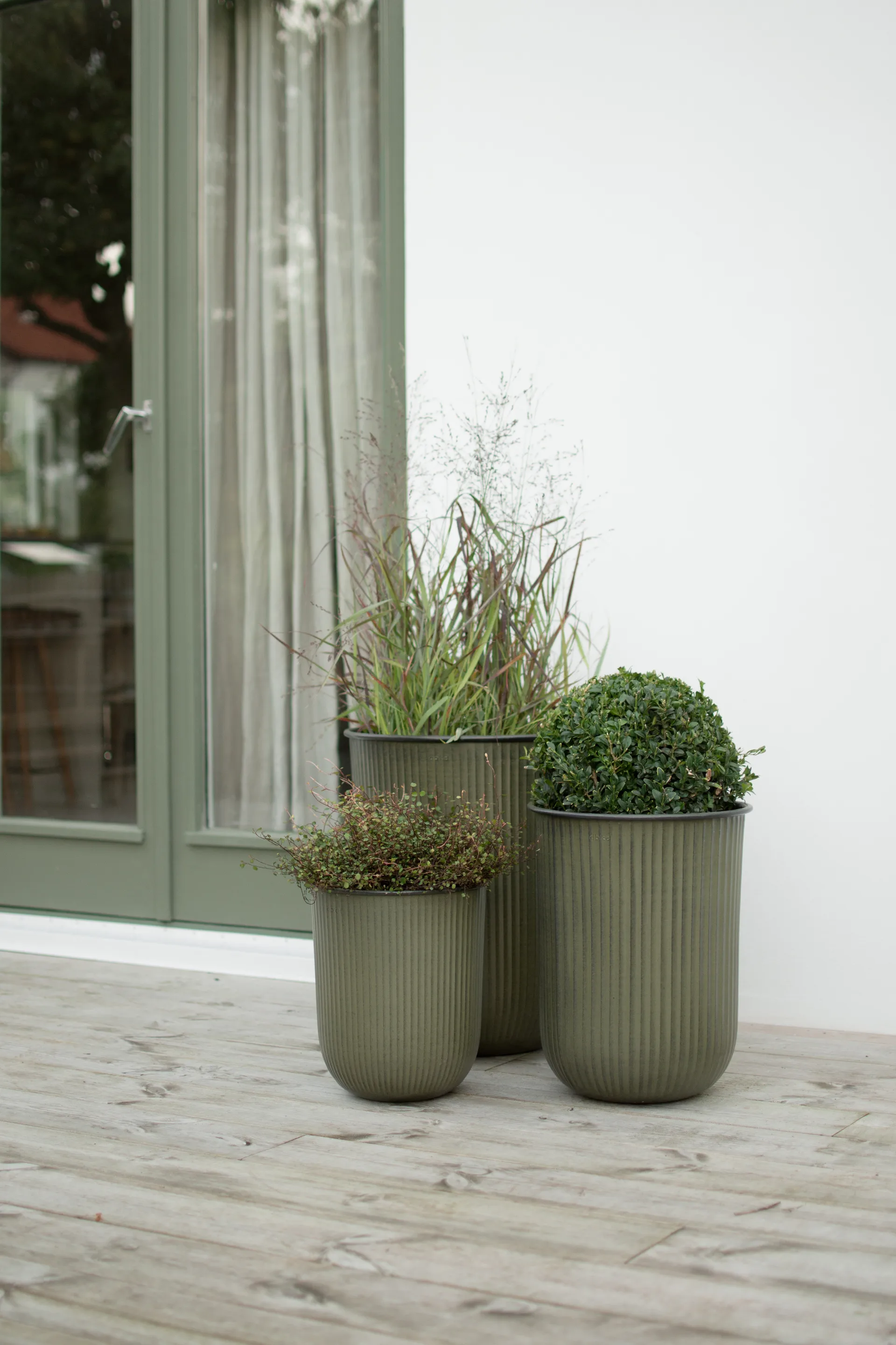 Out stripe kruka 3 delar, Green DBKD