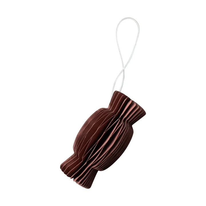 Paper candy julhänge - Dark red - DBKD