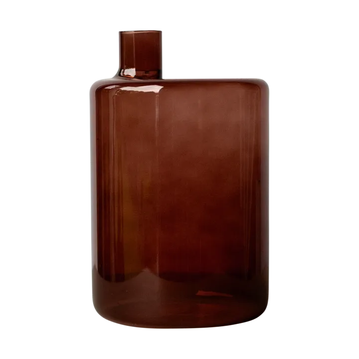 Pipe vas 21 cm - Dark red - DBKD
