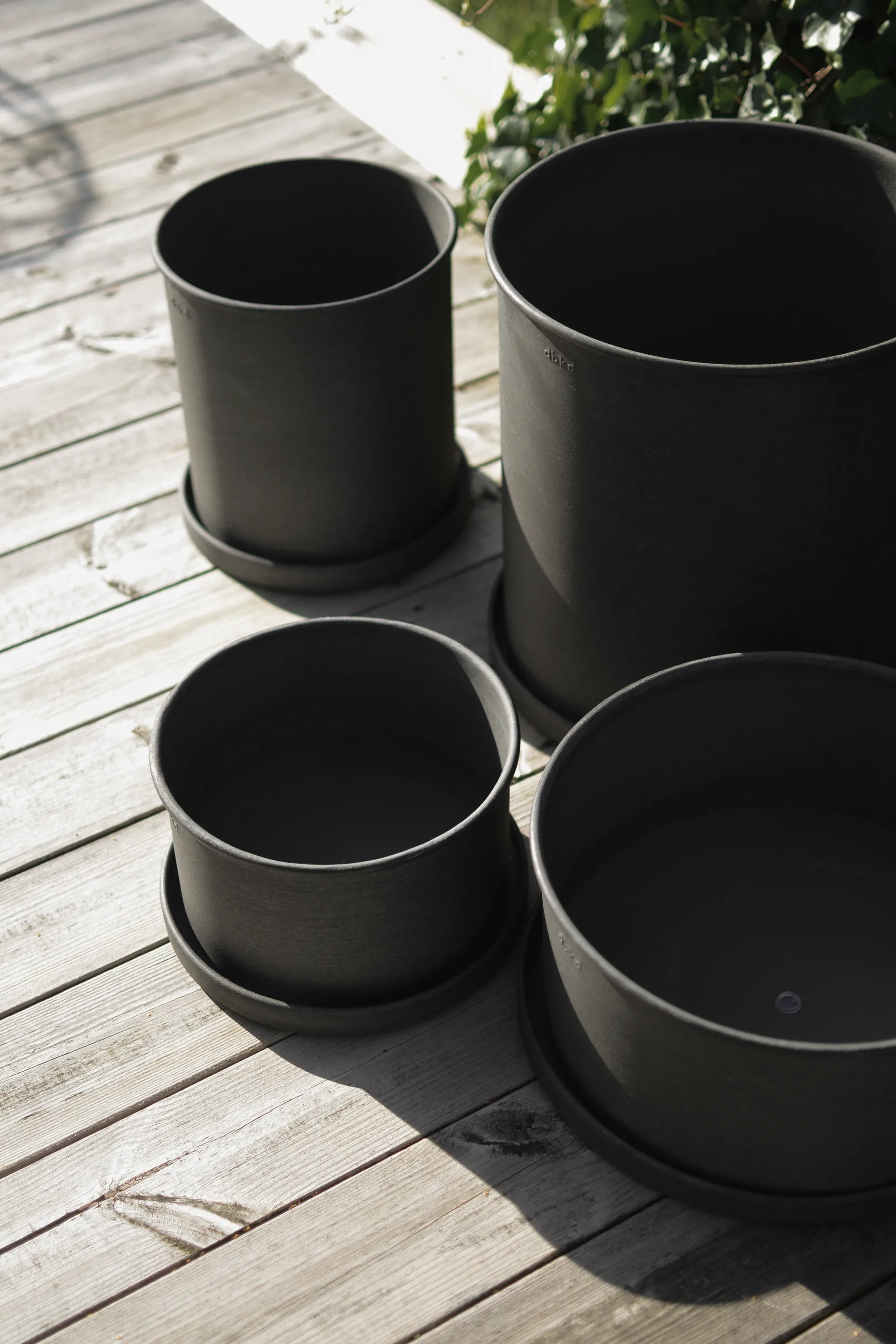 Plant bowl kruka 2-pack, Black DBKD