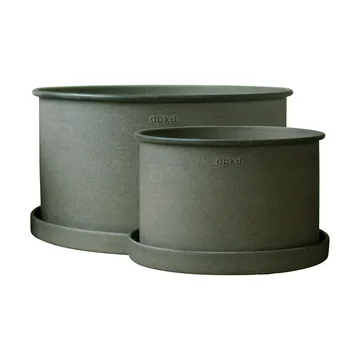 Plant bowl kruka 2-pack - Green - DBKD