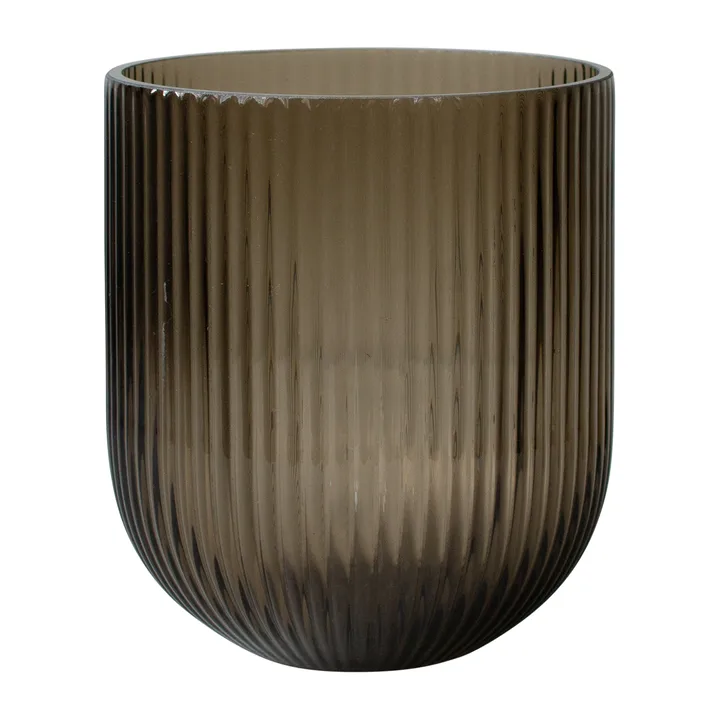Simple Stripe glasvas brown - Medium - DBKD
