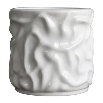 Swoon kruka Ø15 cm - Shiny white - DBKD