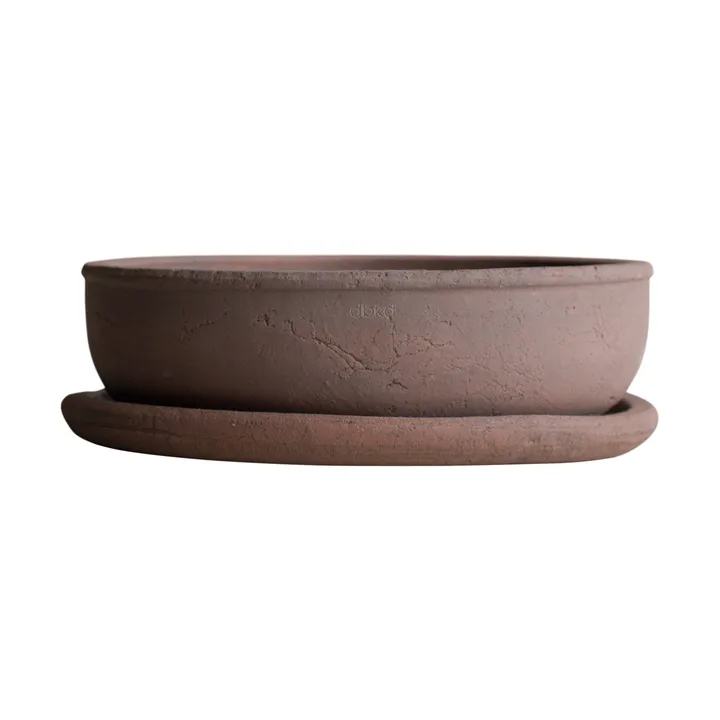 Terra bowl kruka - Brown, Ø30x10,5 cm - DBKD
