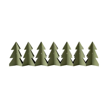 Tree in a row dekoration - Green, 7x60 cm - DBKD