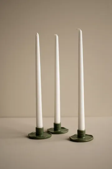 Wave ljusstake - Shiny green - DBKD