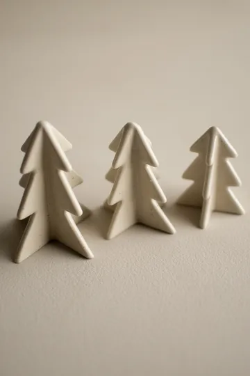 Winter tree dekoration - Vanilla, 8 cm - DBKD