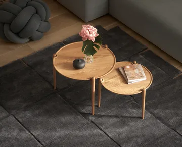Aria soffbord - Ek, Ø50x37 cm - Design House Stockholm