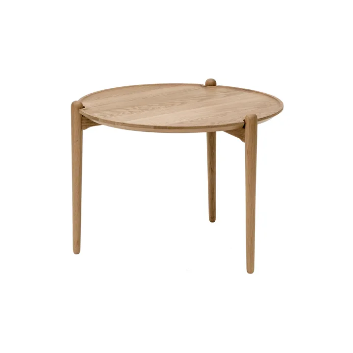 Aria soffbord - Ek, Ø60x46 cm - Design House Stockholm