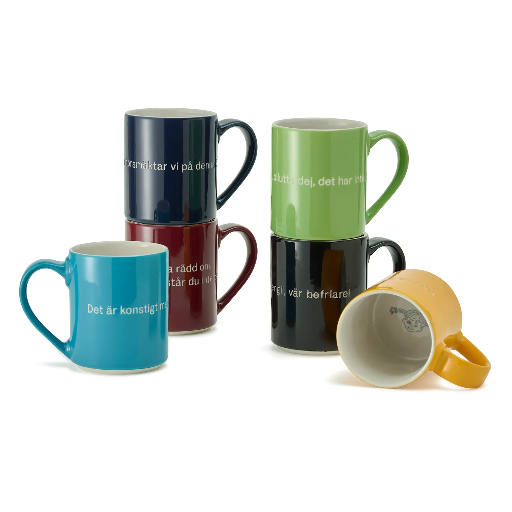 Astrid Lindgren mugg, all makt åt Tengil, Svensk text Design House Stockholm