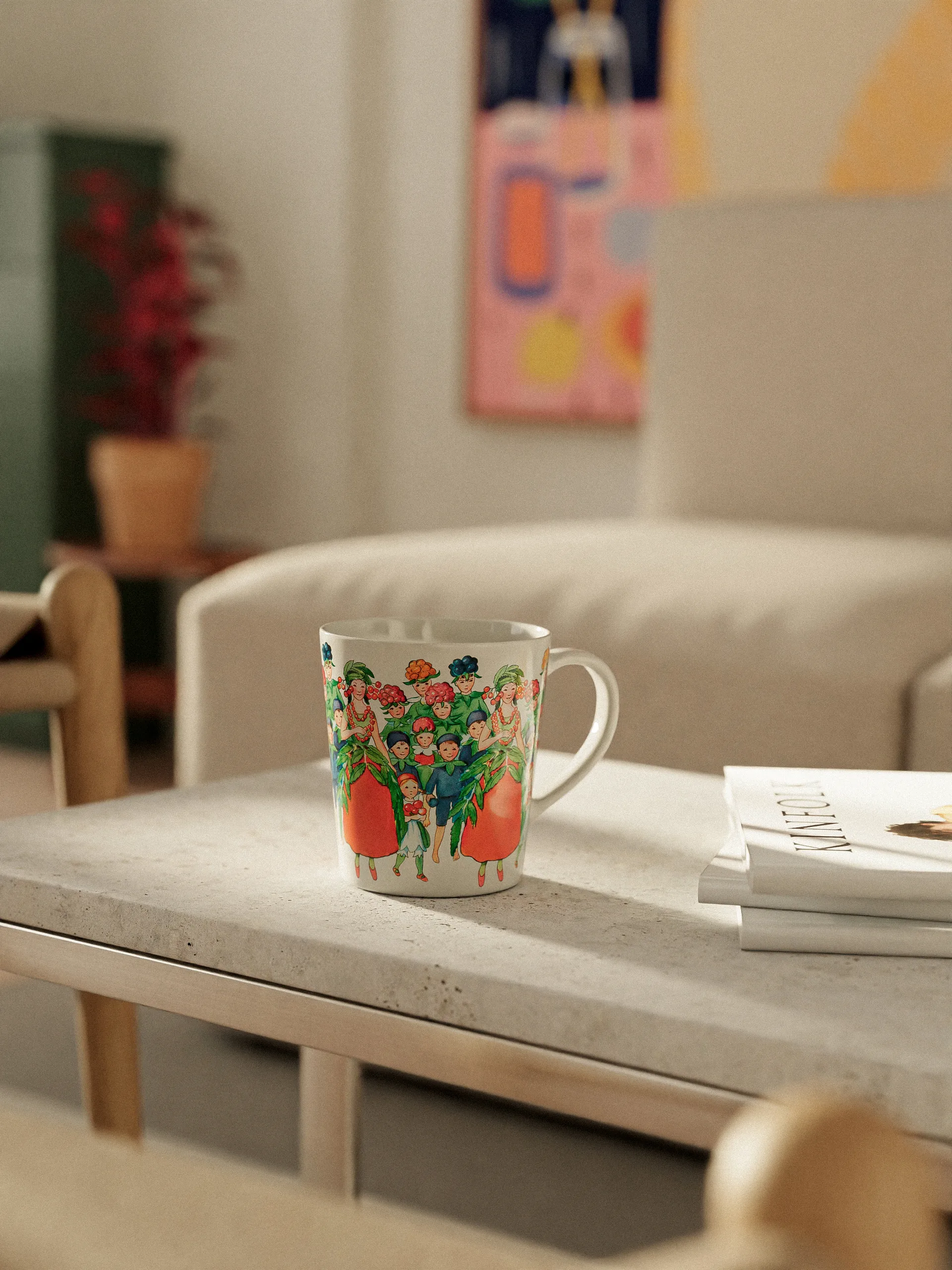August mugg med handtag 40 cl, White Design House Stockholm
