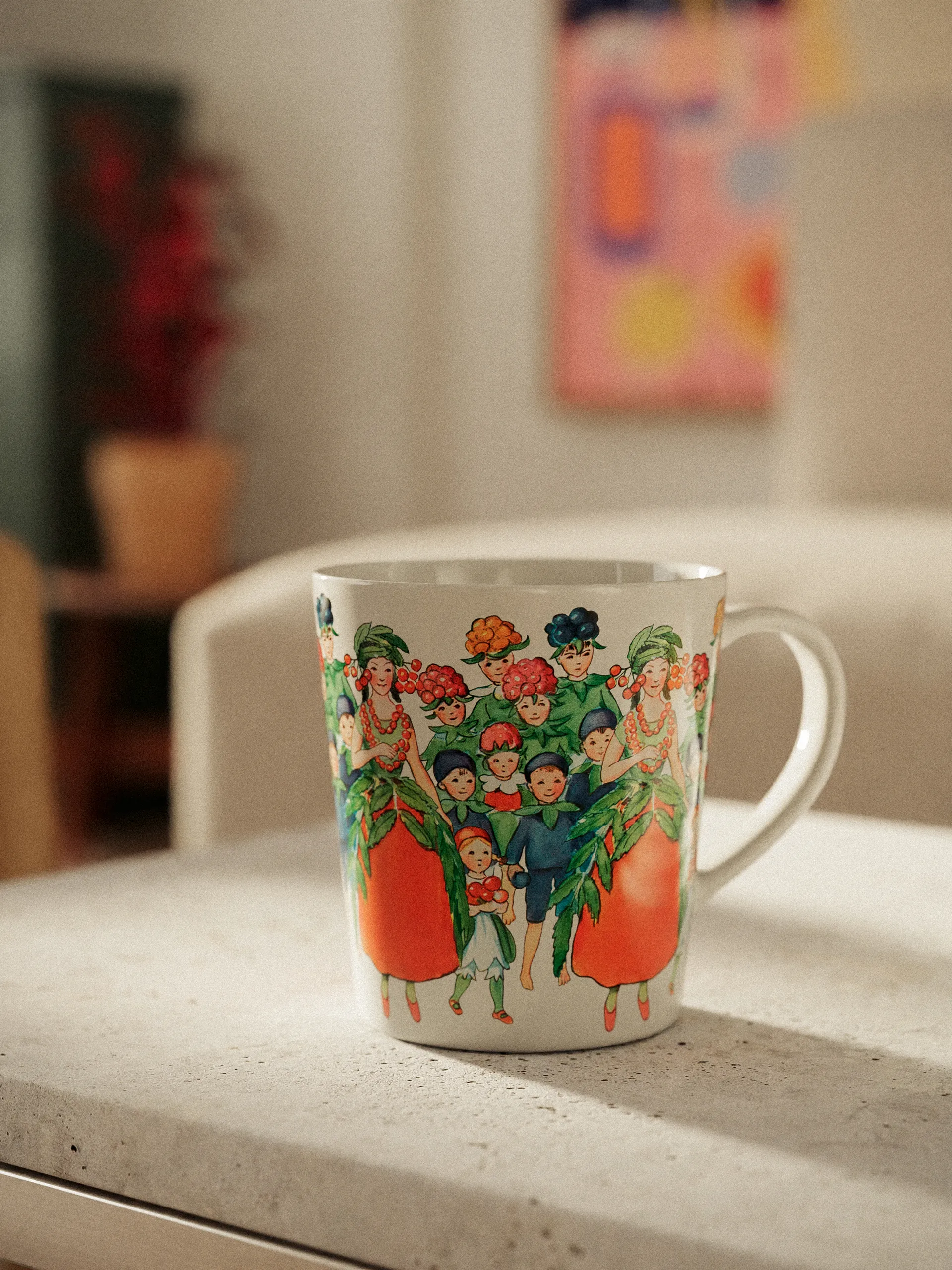 August mugg med handtag 40 cl, White Design House Stockholm