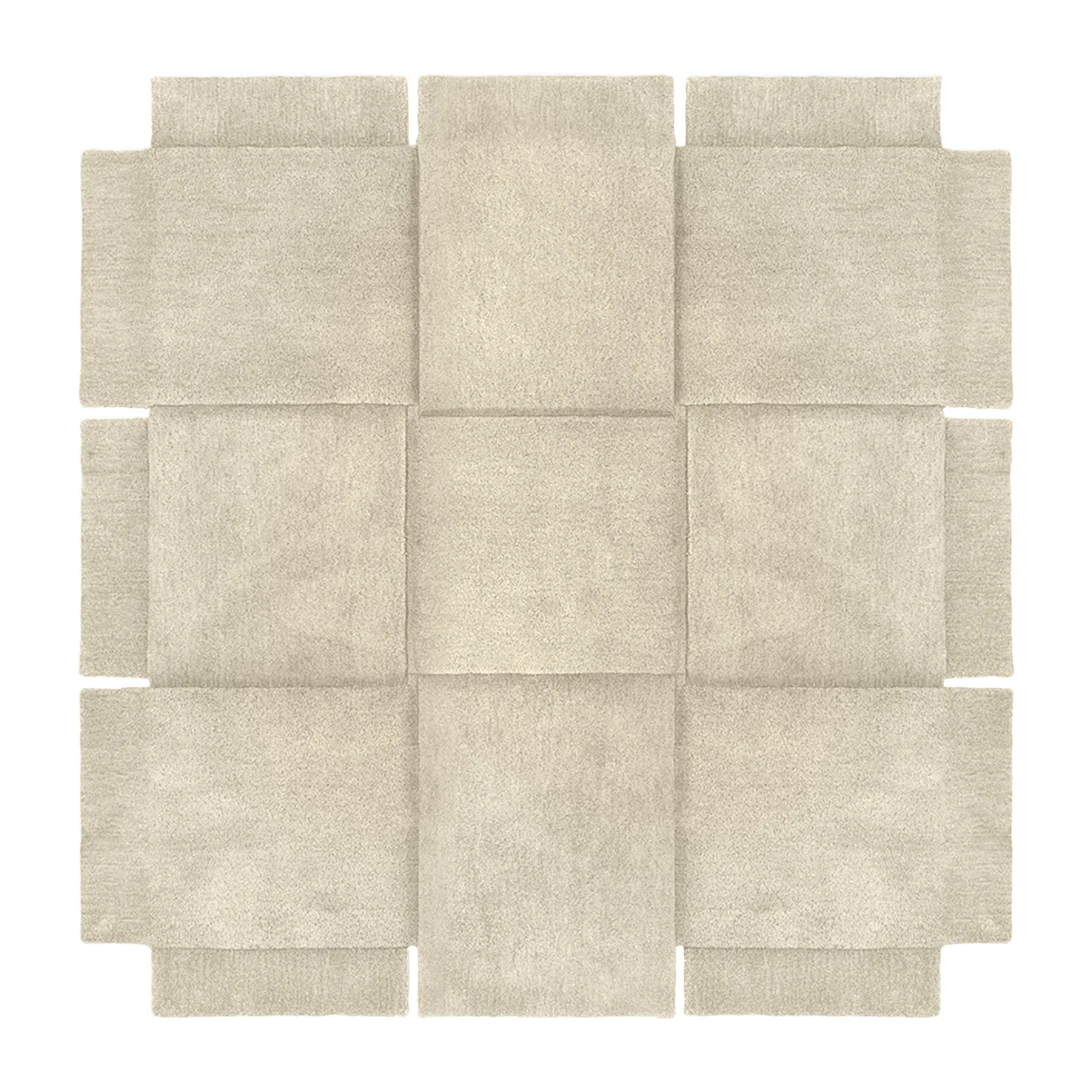 Basket matta beige, 180x180 cm Design House Stockholm