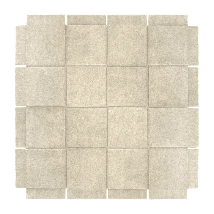 Basket matta beige - 245x245 cm - Design House Stockholm