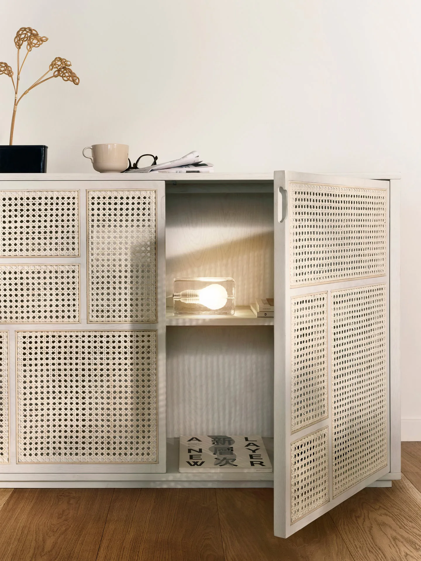 Block Lamp bordslampa, svart sladd Design House Stockholm