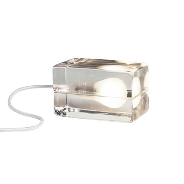 Block Lamp bordslampa - vit sladd - Design House Stockholm