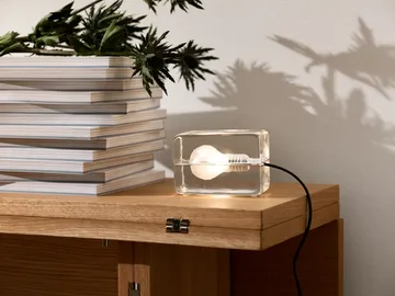 Block Lamp mini bordslampa - klar - Design House Stockholm