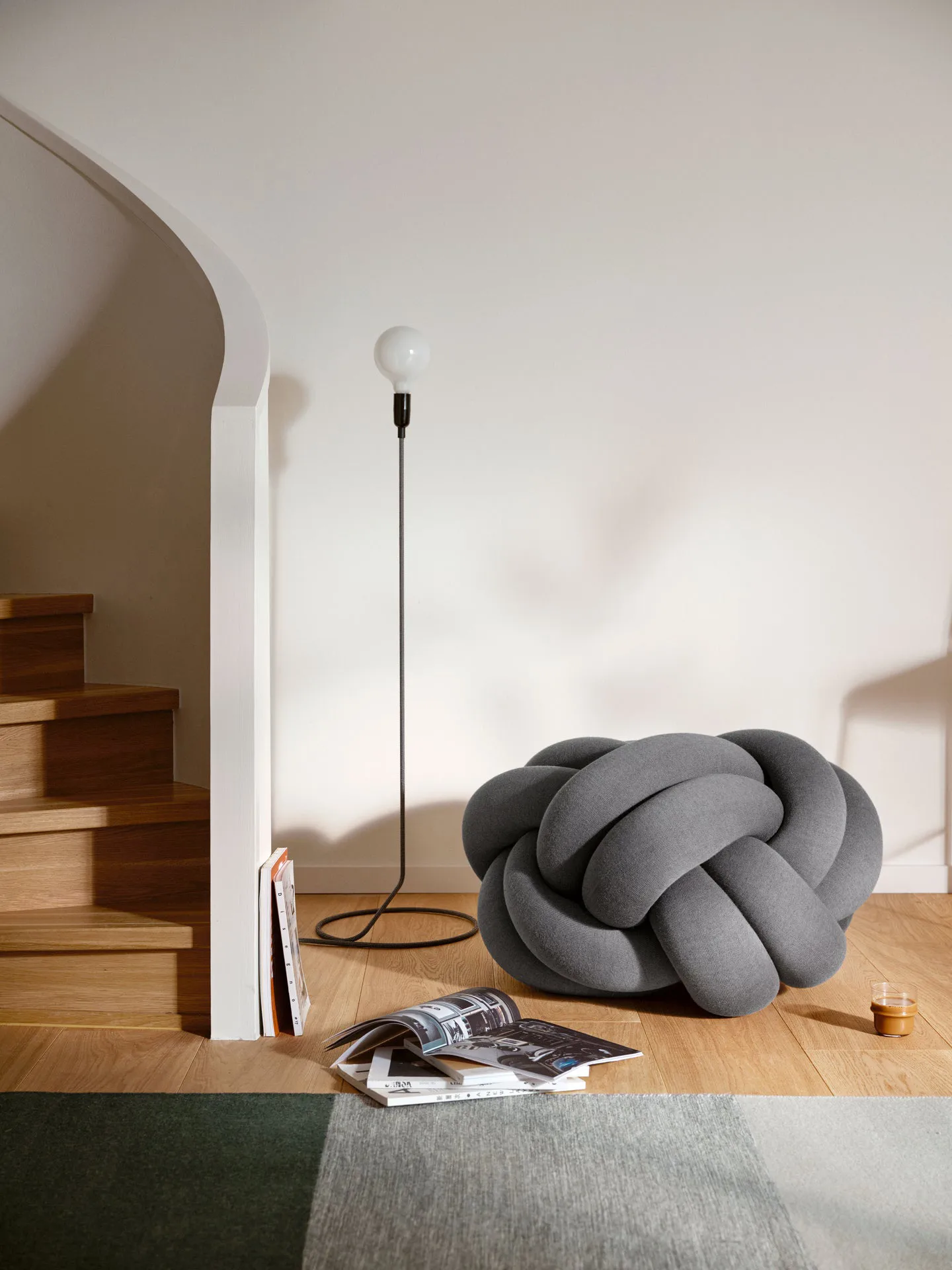 Cord lamp, Svart-vit Design House Stockholm