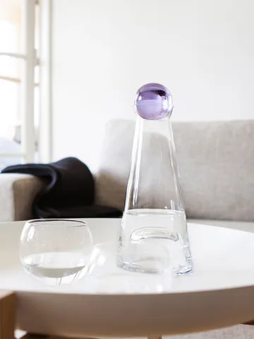 Fia karaff - ametist - Design House Stockholm