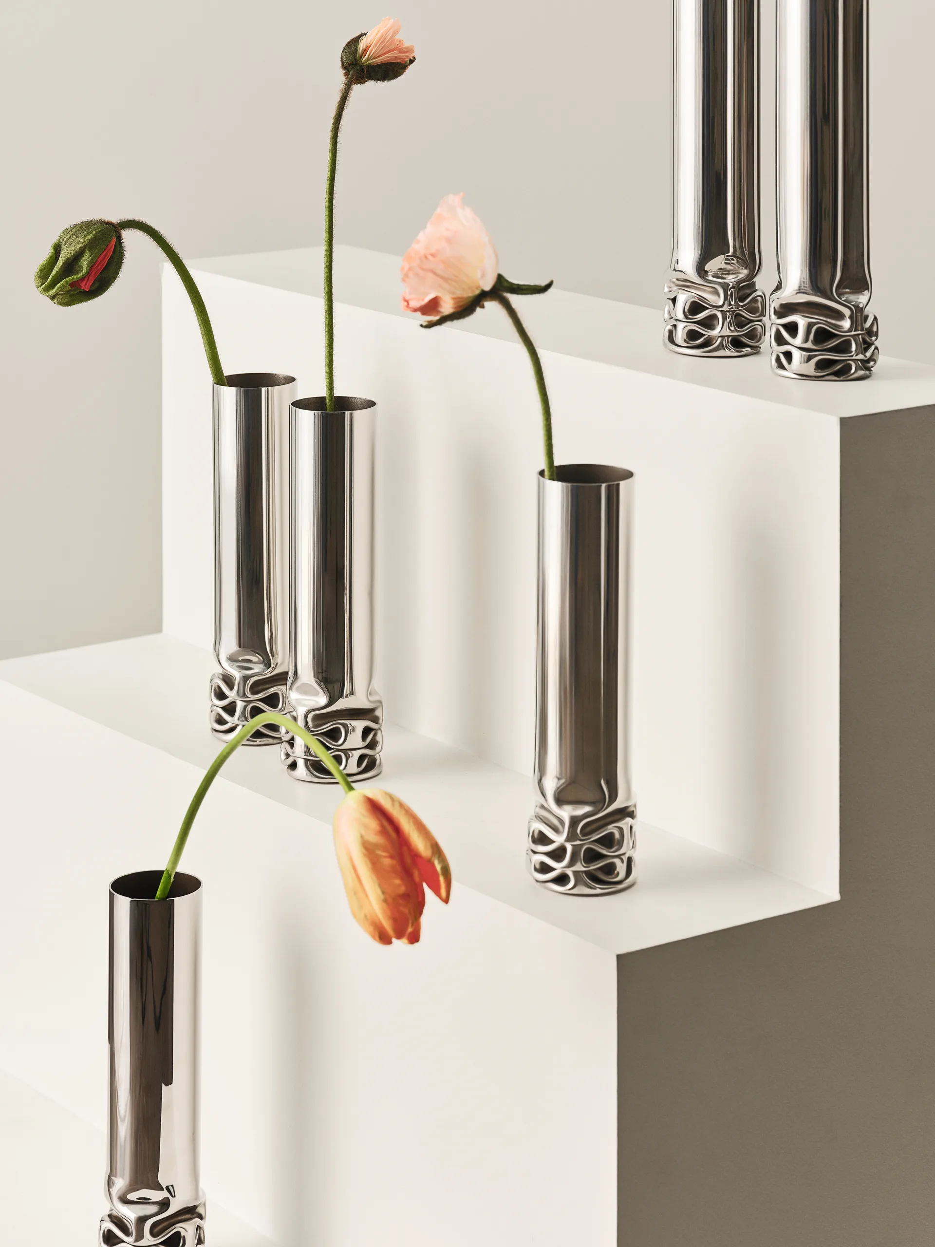 Hydraulic vas, Stainless steel, 25 cm Design House Stockholm