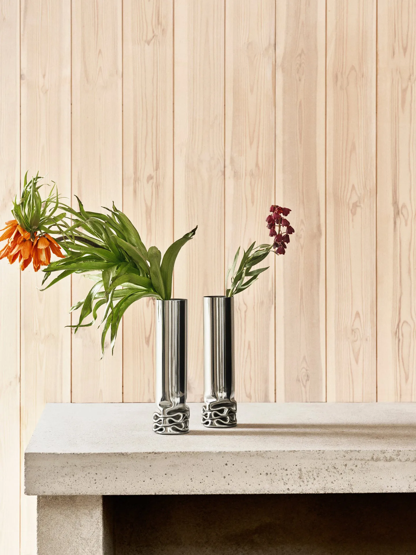 Hydraulic vas, Stainless steel, 25 cm Design House Stockholm
