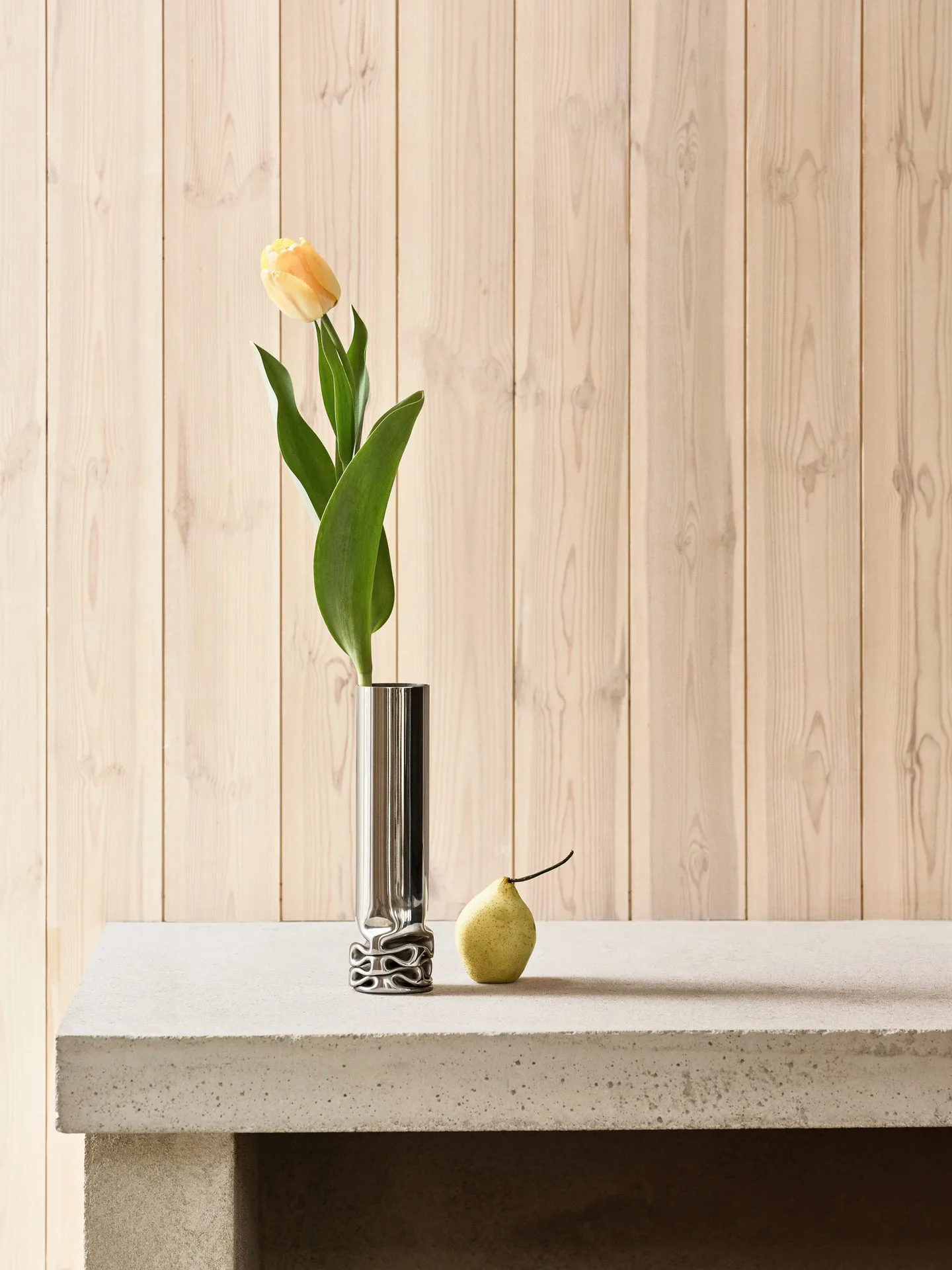 Hydraulic vas, Stainless steel, 25 cm Design House Stockholm