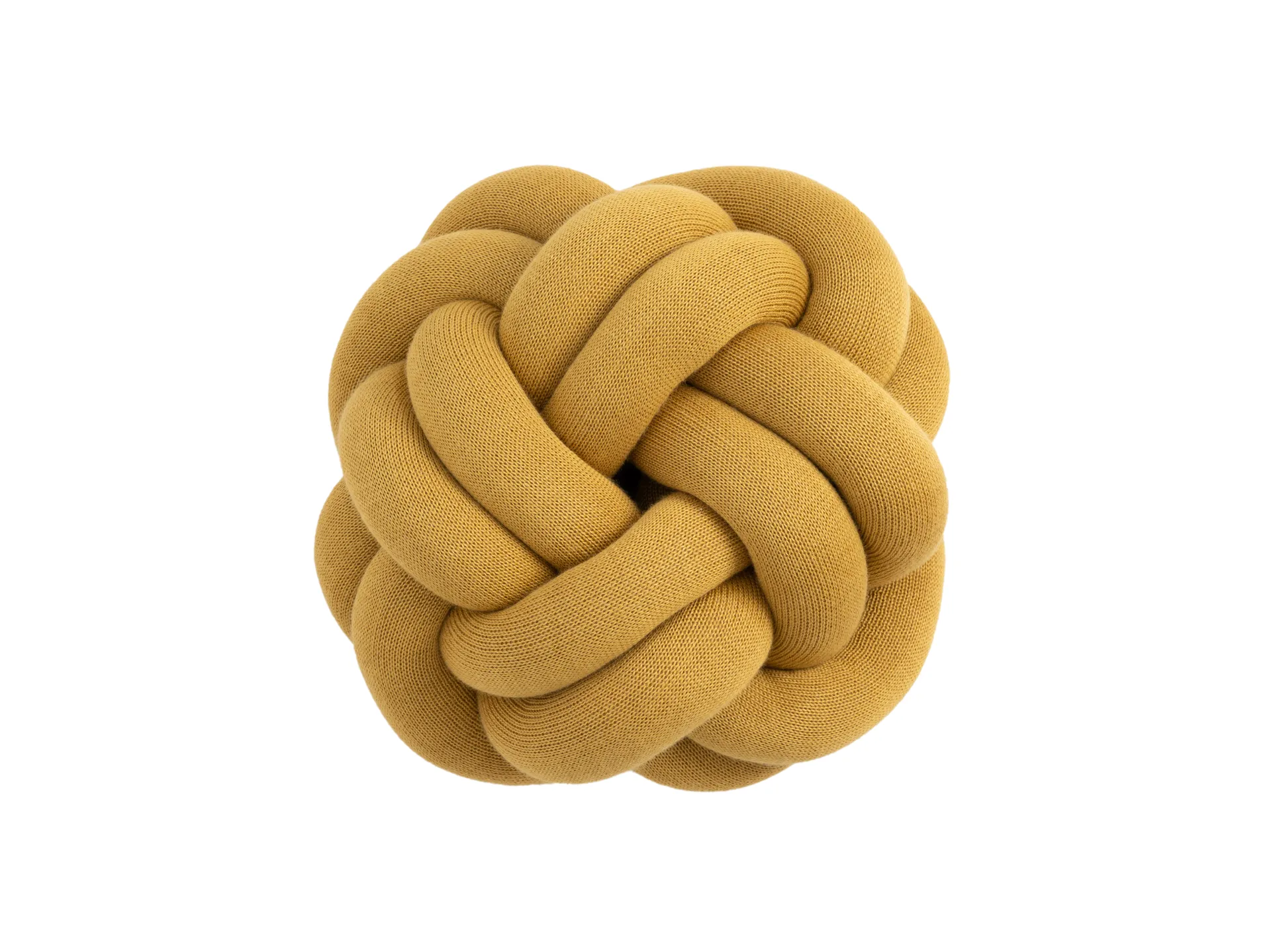 Knot kudde, gul Design House Stockholm