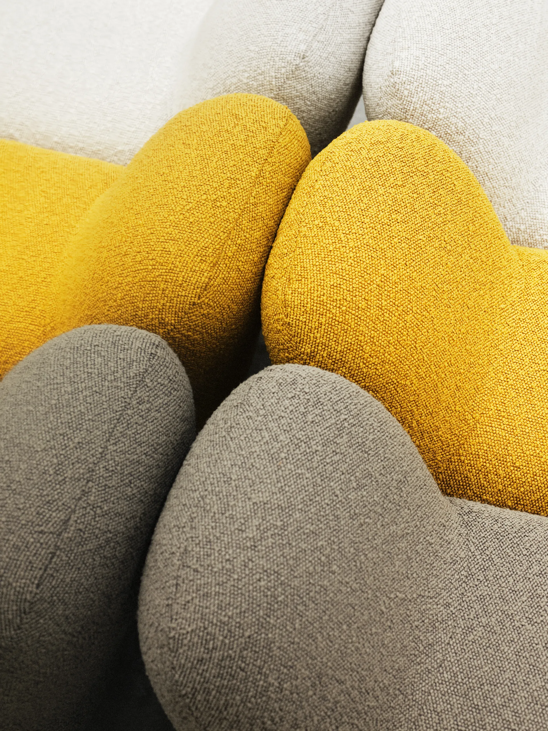 Lulu sittpuff 36x65 cm, Yellow Design House Stockholm