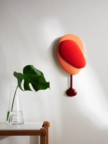 Mellow Clock väggklocka - Red - Design House Stockholm