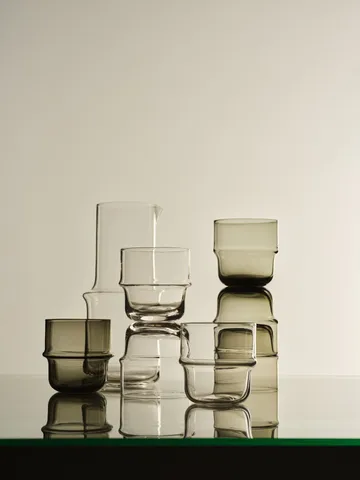 NM& Unda glas 2-pack - grå - Design House Stockholm
