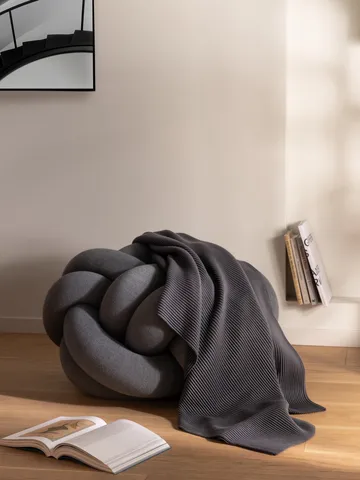 Pleece filt 140x160 cm - Mörkgrå - Design House Stockholm
