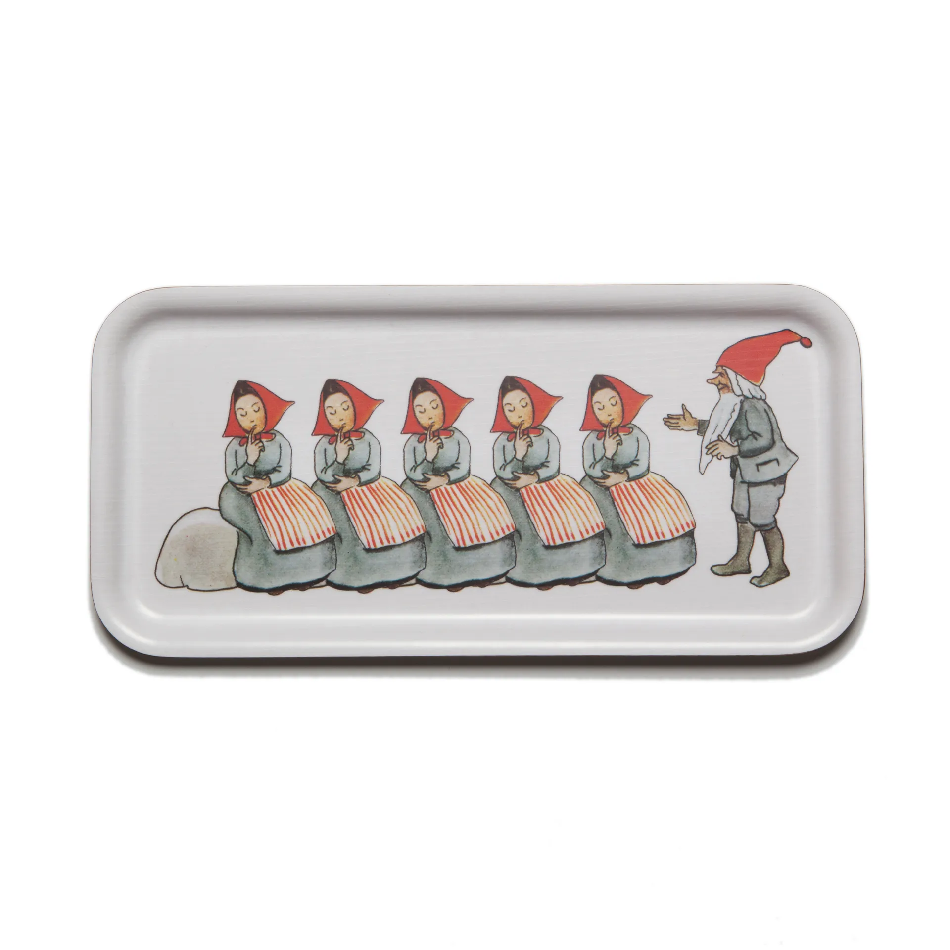 Tomtemor & far bricka fyrkantig, 28x13 cm Design House Stockholm