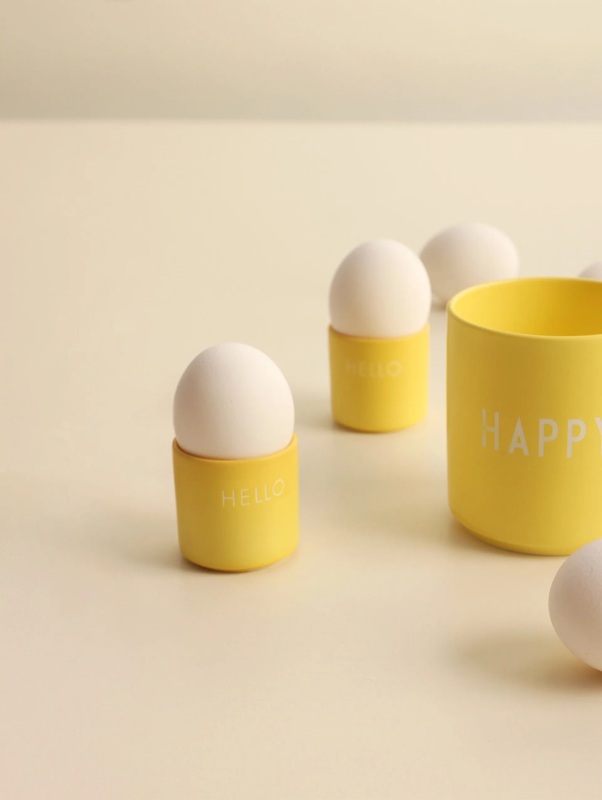 Design Letters favoritkopp 25 cl, Happy-yellow Design Letters