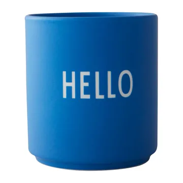 Design Letters favoritkopp 25 cl - Hello-cobalt blue - Design Letters