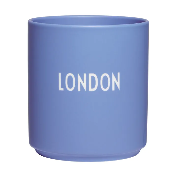 Design Letters favoritkopp International 25 cl - London-blue - Design Letters