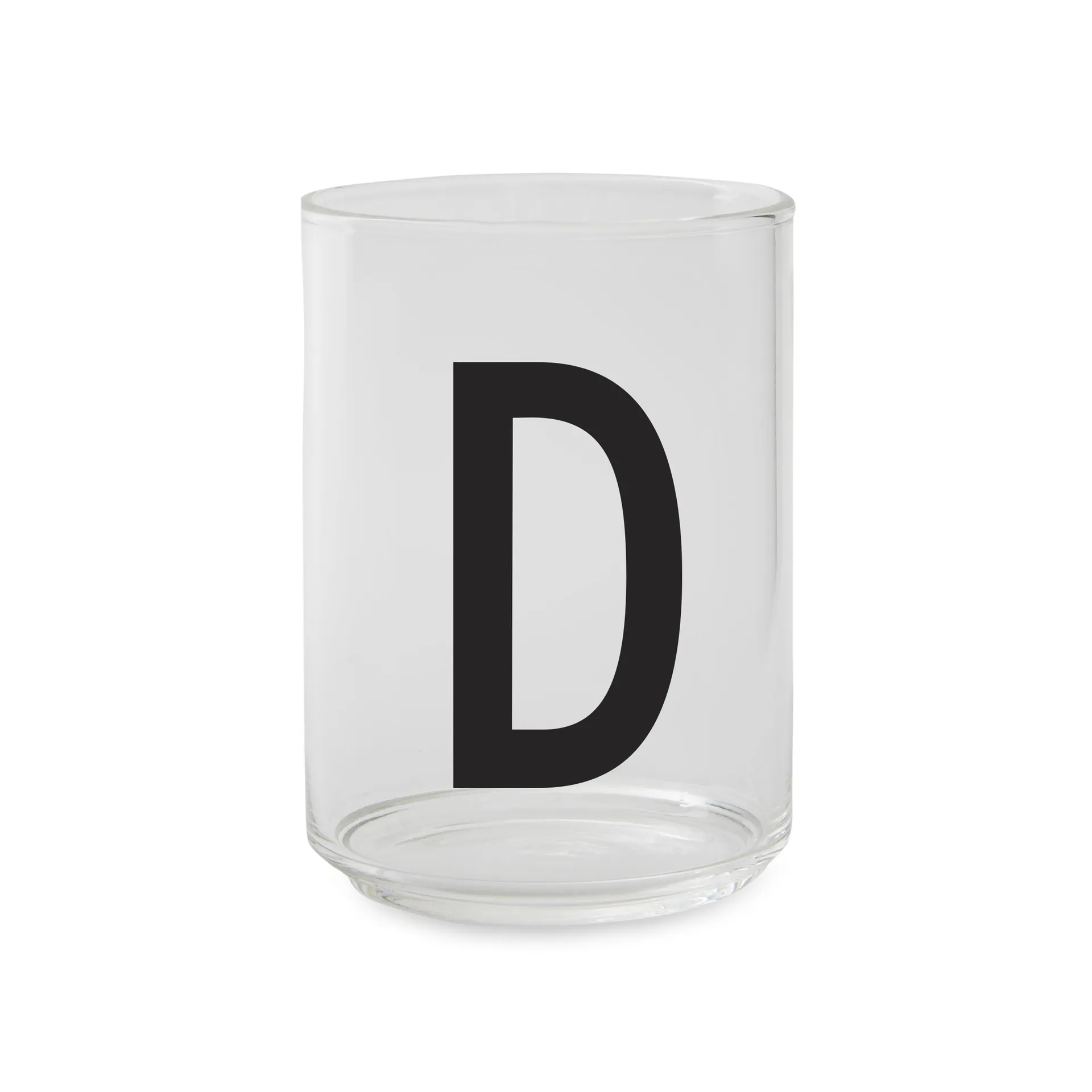 Design Letters glas, D Design Letters