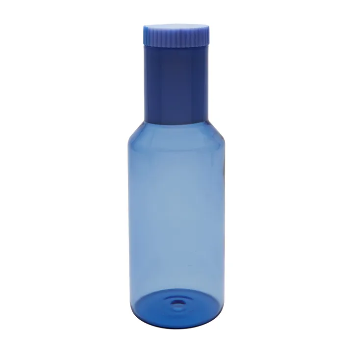 Design Letters glaskaraff tub 1 L - Blue-milky blue - Design Letters