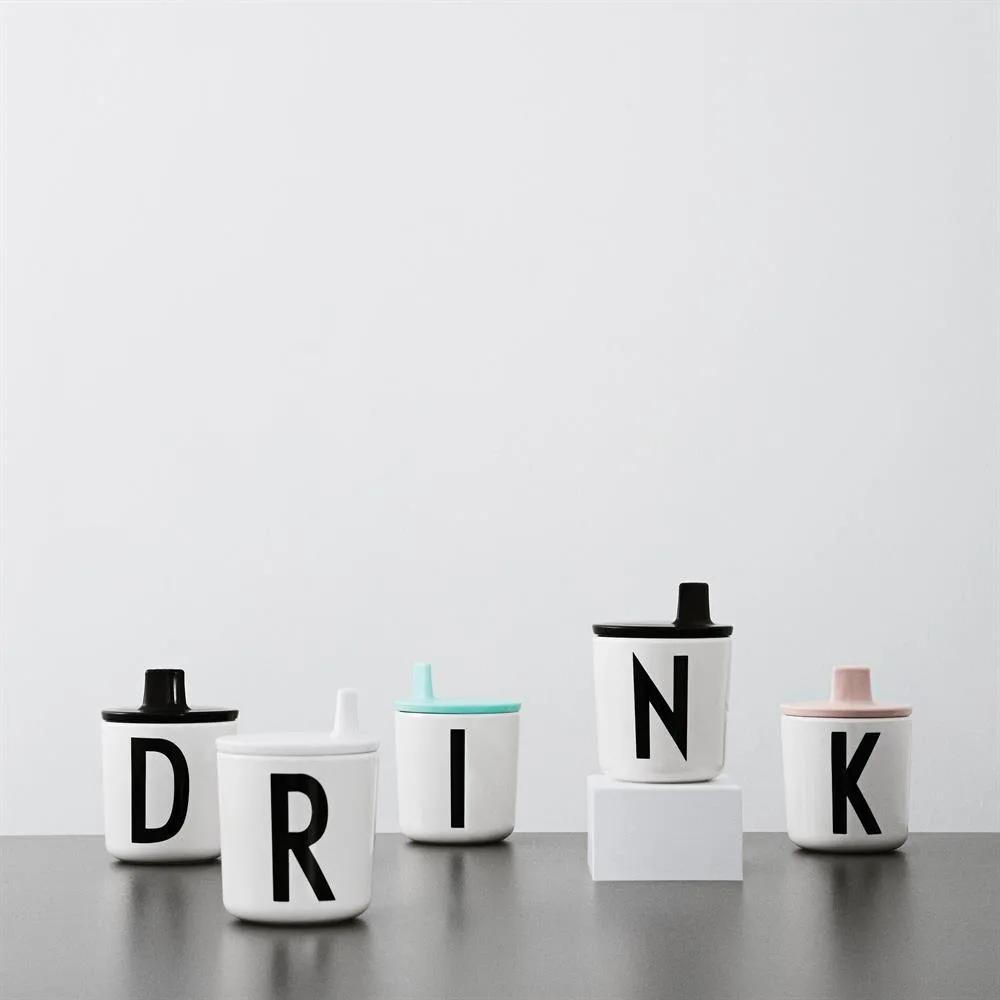 Design Letters lock till melaminkopp, svart Design Letters
